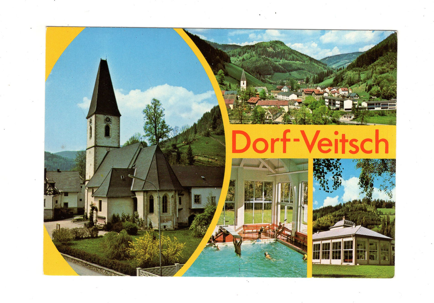 Ansichtskarte Dorf Veitsch / Steiermark / Österreich