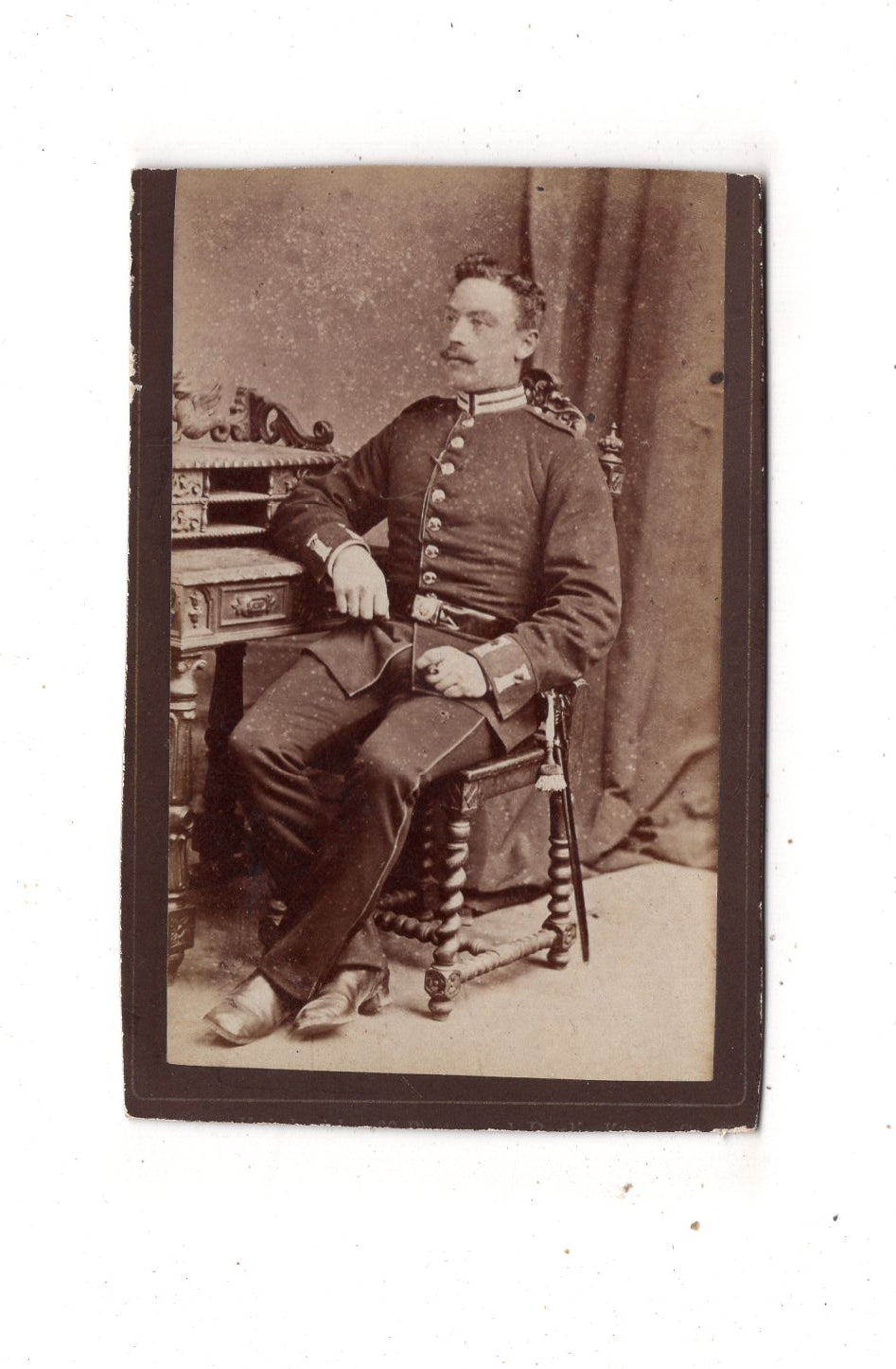 Fotografie Soldat - Berlin um 1880