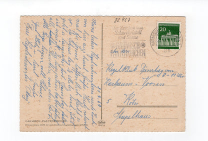 Ansichtskarte Garmisch-Partenkirchen / Kreuzeckhaus