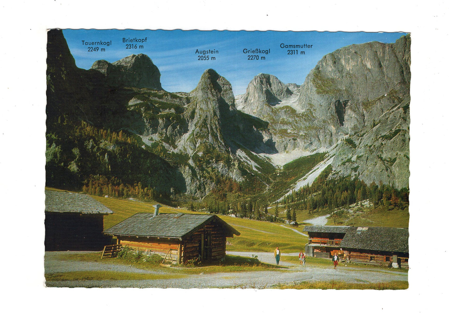 Ansichtskarte Aualm / Tennengebirge / Lungötz / Salzburger Land / Österreich