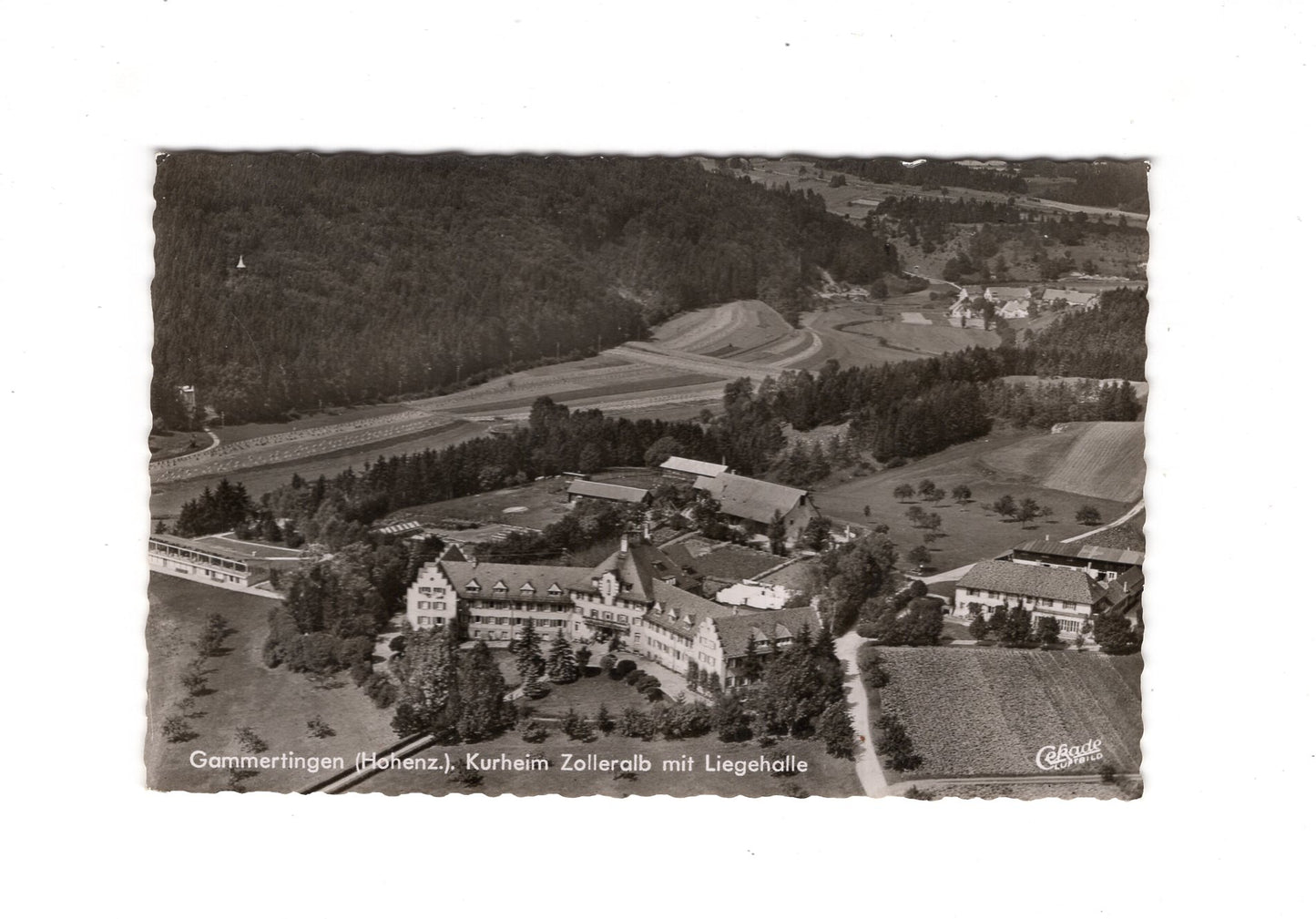 Ansichtskarte Gammertingen / Kurheim Zolleralb mit Liegehalle