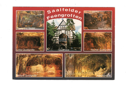 Ansichtskarte Saalfeld / Saalfelder Feengrotten