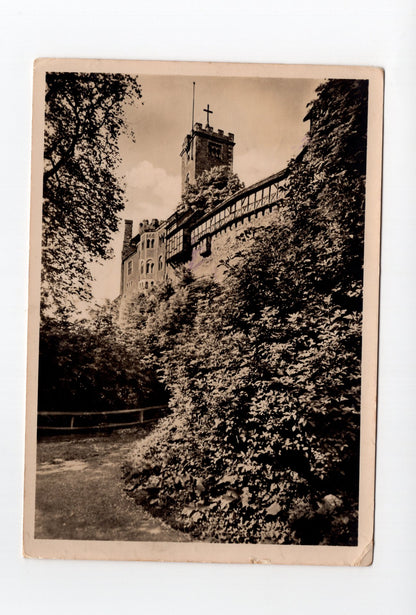 Ansichtskarte Die Wartburg / Ostfront der Burg