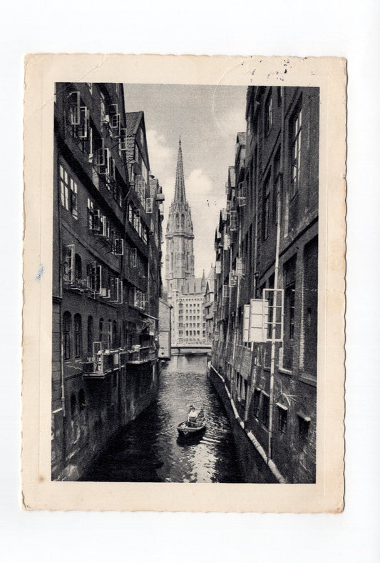 Ansichtskarte Hamburg / Steckelhörnfleet / Nikolaikirche