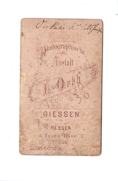 Fotografie Herrenportrait - Gießen 1870er
