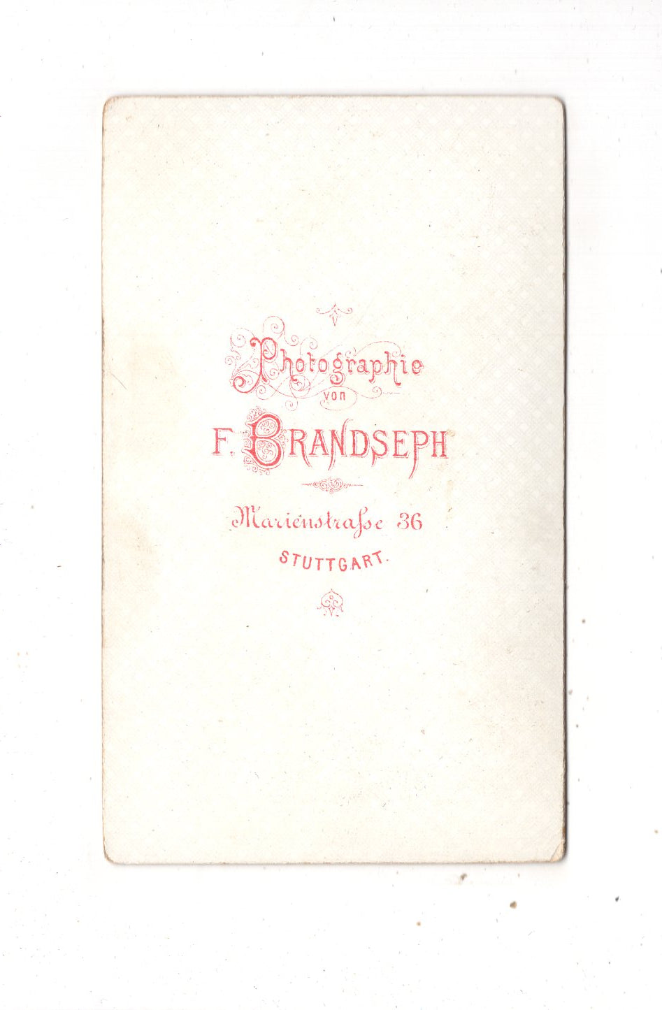 Fotografie Herrenportrait - Stuttgart 1870er