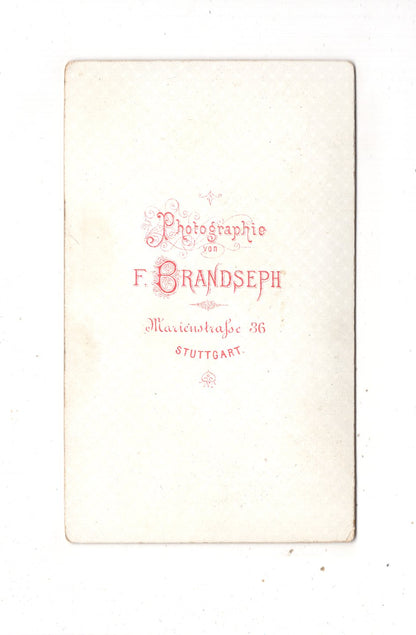 Fotografie Herrenportrait - Stuttgart 1870er