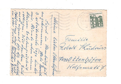 Ansichtskarte Hamburg / Binnenalster mit Petrikirche / K1-49