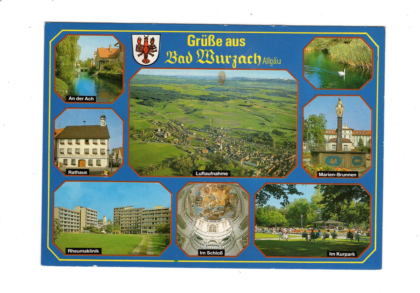 Ansichtskarte Bad Wurzach / Allgäu / Im Schloss +++