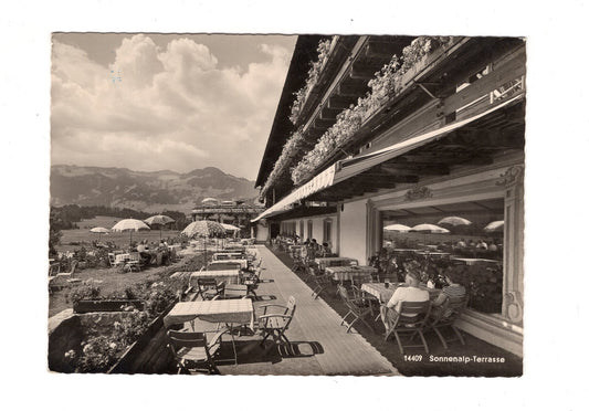 Ansichtskarte Sonnenalp-Terrasse / Sonnenalp über Sonthofen / I1-61