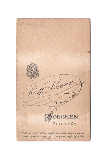 Fotografie Feine Dame - Solingen 1890er