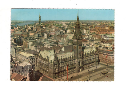 Ansichtskarte Hamburg / Rathaus und Innenstadt / K1-49