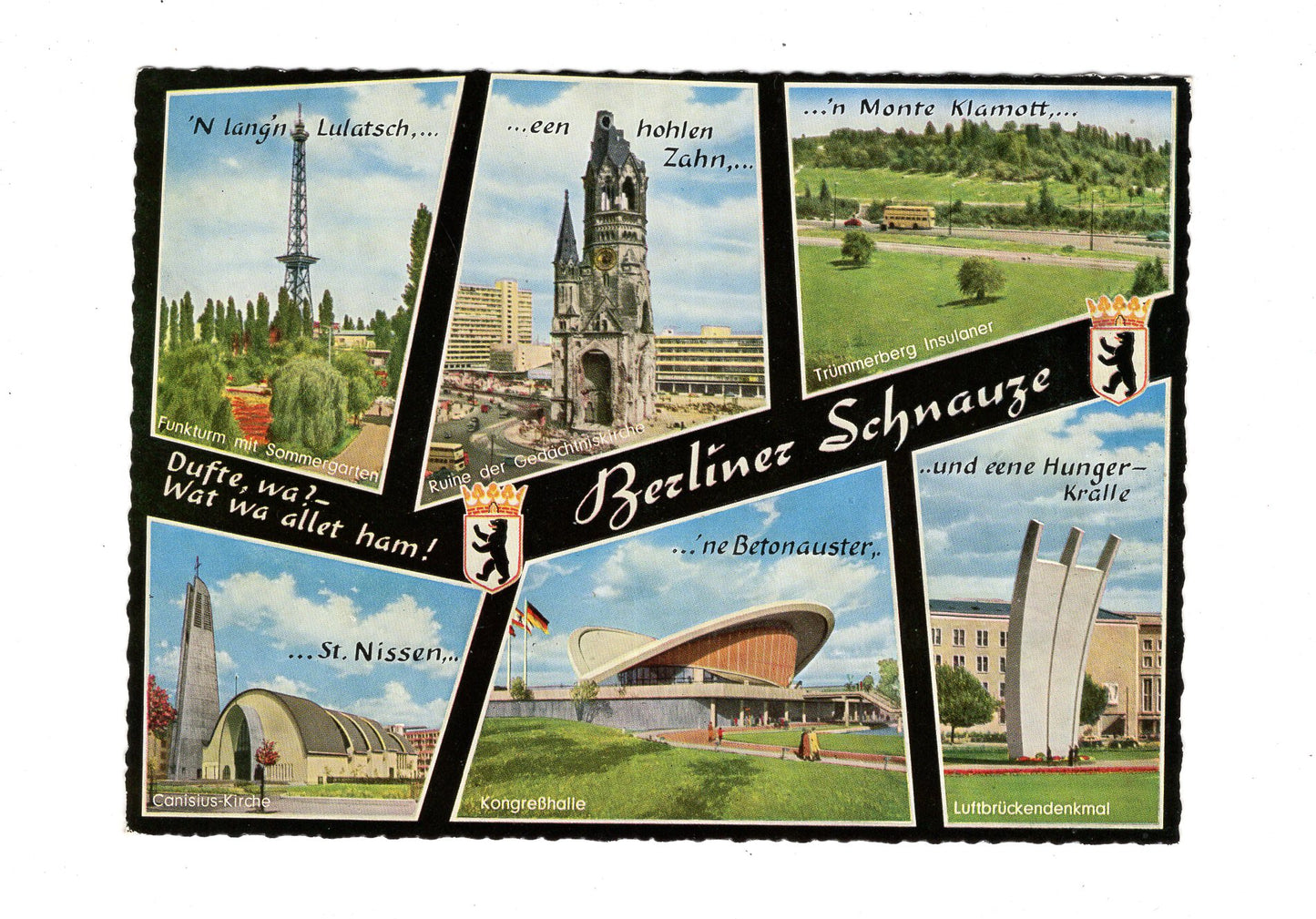 Ansichtskarte Berlin / Berliner Schnauze