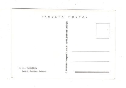 Ansichtskarte Tarragona / Catedral / Spanien / N1-55