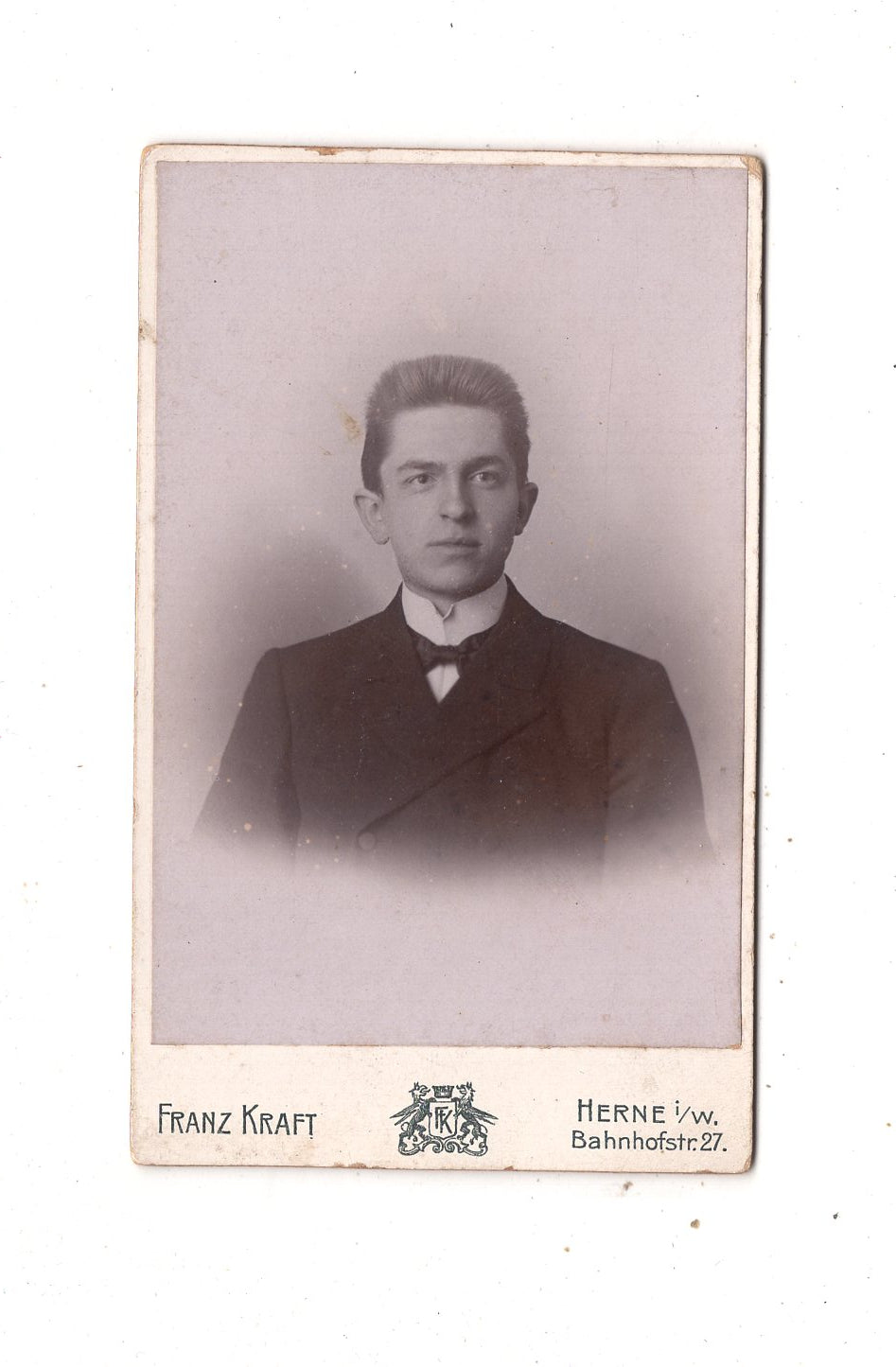 Fotografie Herrenportrait - Herne in Westfalen 1890er