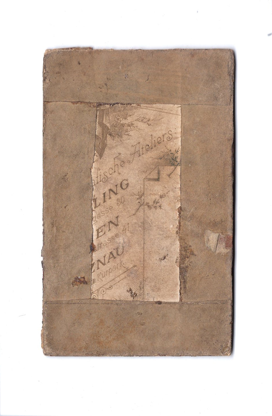 Fotografie Herrenportrait - Wien / Mödling / Roznau 1890er