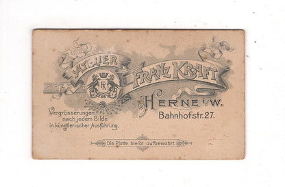 Fotografie Herrenportrait - Herne in Westfalen 1890er