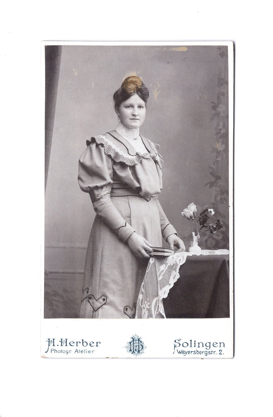 Fotografie Feine Dame - Solingen um 1900