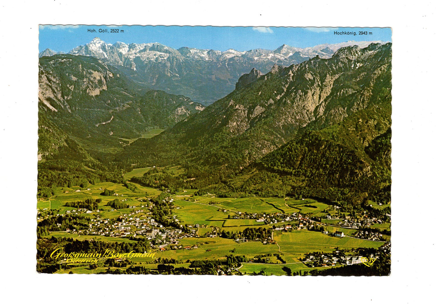 Ansichtskarte Großgmain / Österreich - Bayrisch Gmain