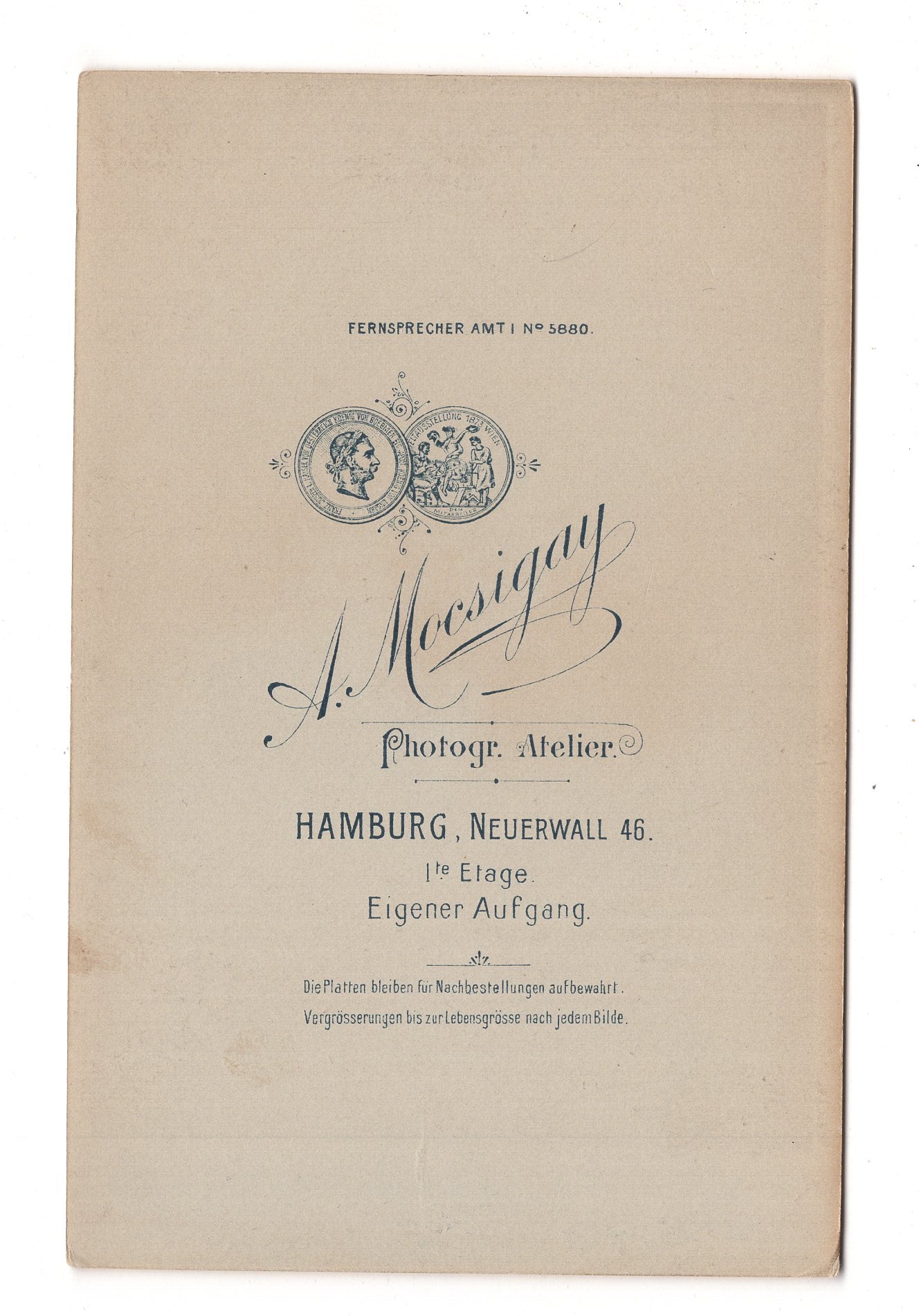 Fotografie Feine Dame und kleiner Junge - Hamburg um 1900 / CAB U-35