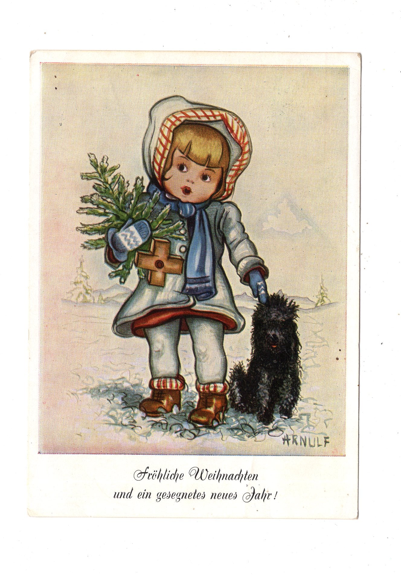 Ansichtskarte Feiertage / Frohe Weihnachten / K1-68