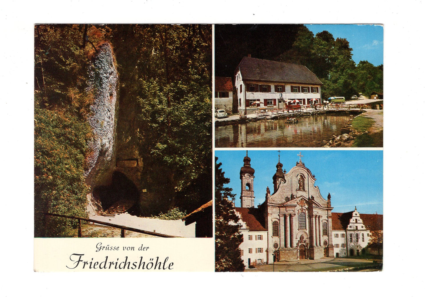 Ansichtskarte Grüße von der Friedrichshöhle / H1-62