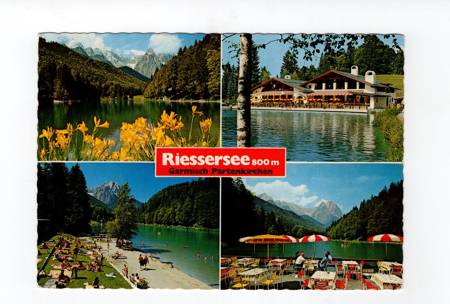 Ansichtskarte Garmisch-Partenkirchen / Riessersee