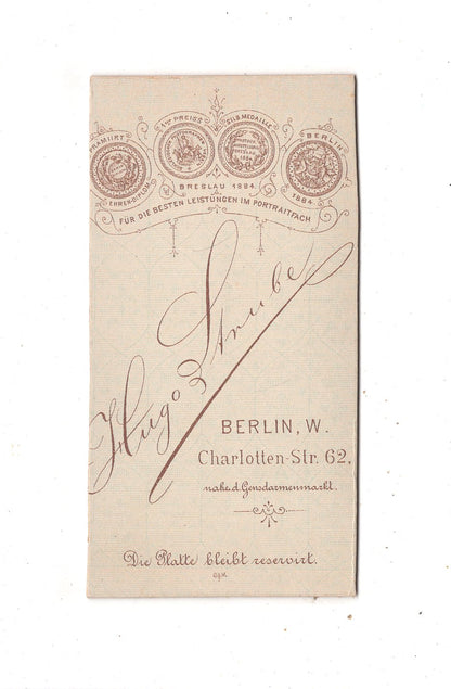Fotografie Niedliches kleines Mädchen - Berlin 1880er