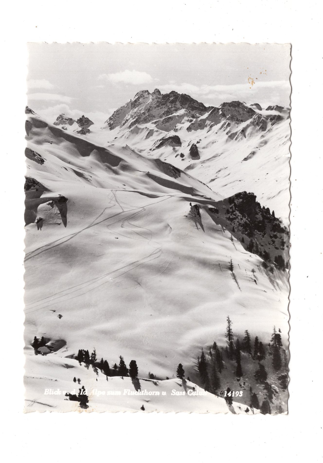 Ansichtskarte Blick von der Id Alpe zum Fluchthorn +++ / Österreich
