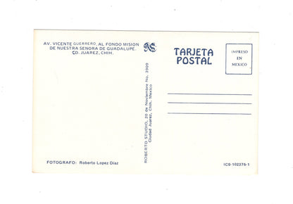 Ansichtskarte Juarez / Av. Vicente Guerrero / Mexiko