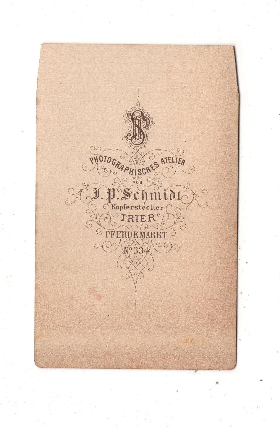 Fotografie Herrenportrait - Trier 1860er