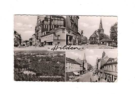 Ansichtskarte Hilden / Mittelstraße +++