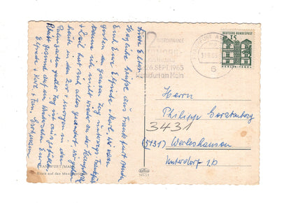 Ansichtskarte Frankfurt am Main / Blick auf das Messegelände / J1-57