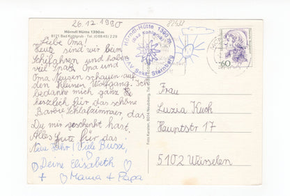 Ansichtskarte Hörndl-Hütte / Bad Kohlgrub