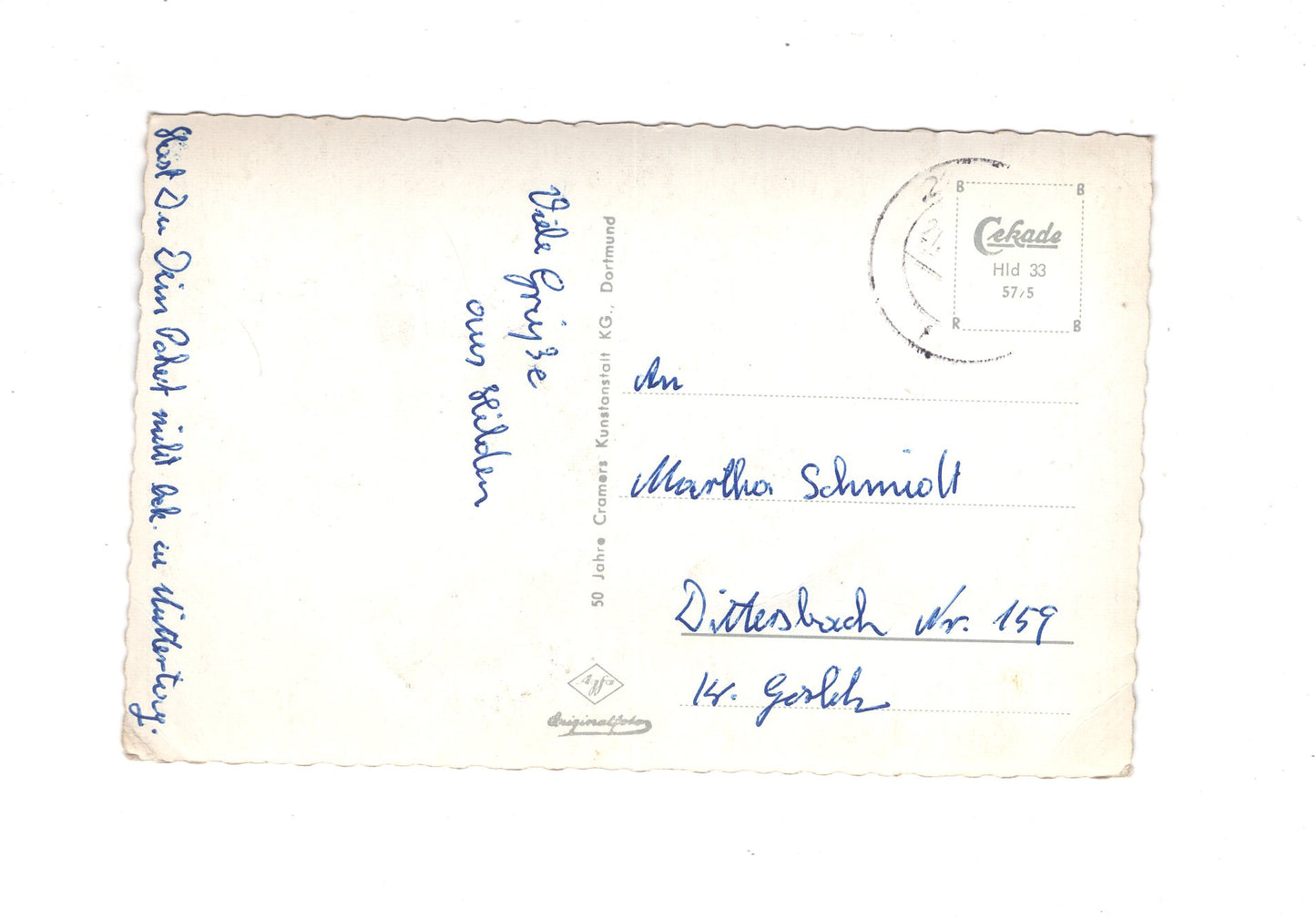 Ansichtskarte Hilden / Mittelstraße +++