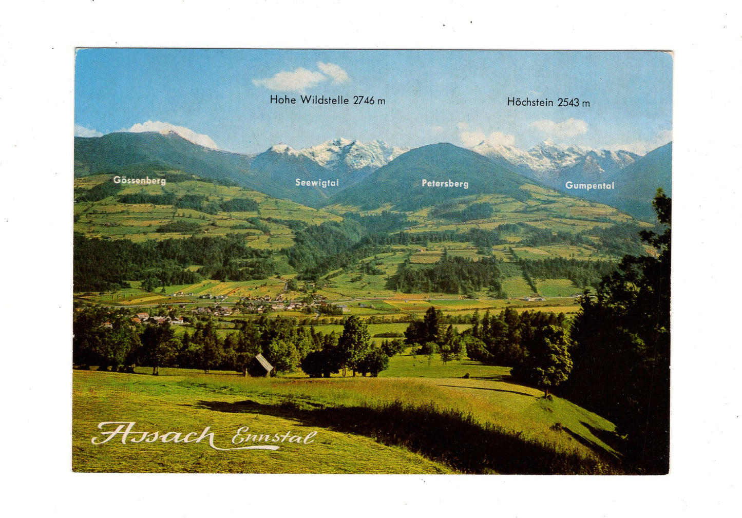 Ansichtskarte Assach / Ennstal / Steiermark / Österreich