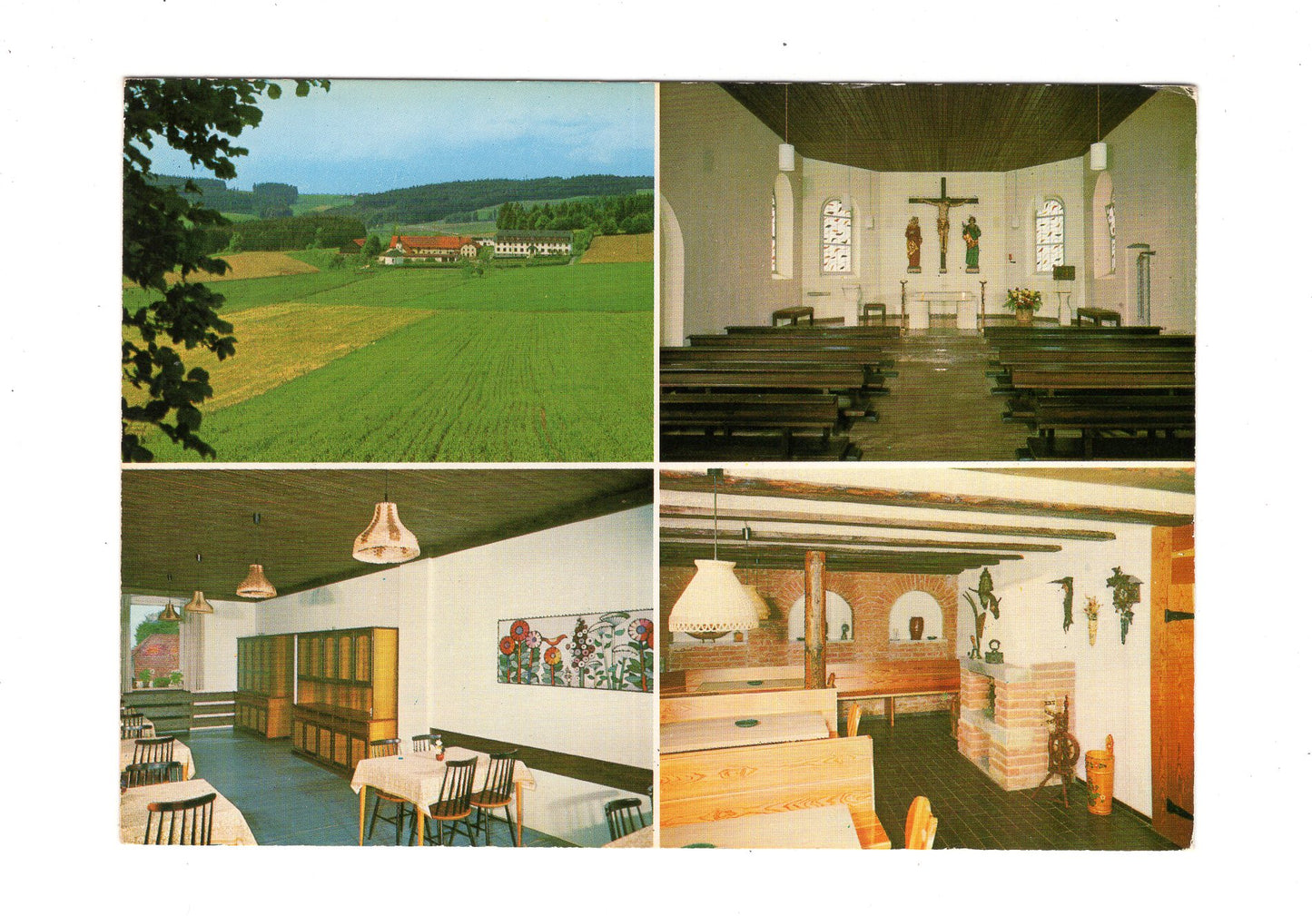 Ansichtskarte Missionshaus und Erholungsheim der Pallottiner / Falkenstein / Hofstetten