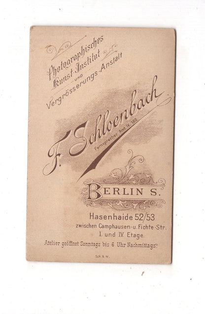 Fotografie Feine Dame - Berlin 1890er / CDV L1-33