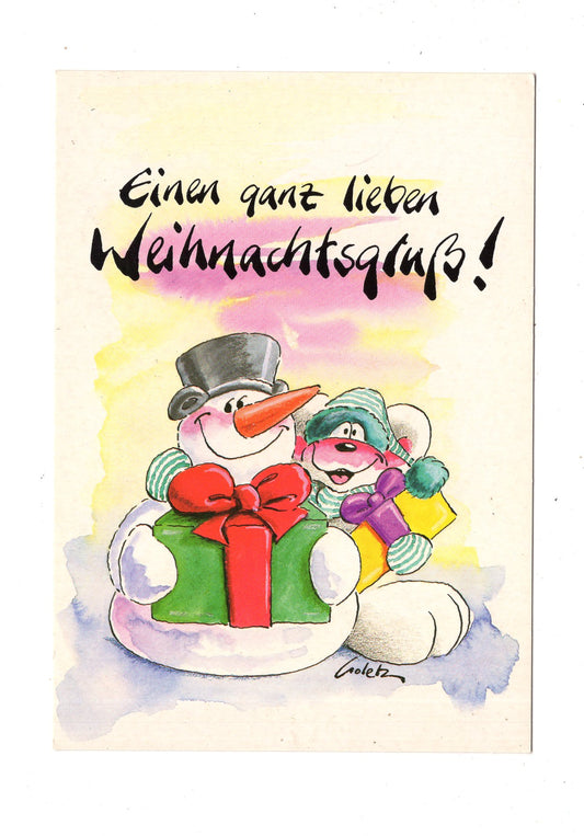 Ansichtskarte Feiertage / Frohe Weihnachten / K1-68