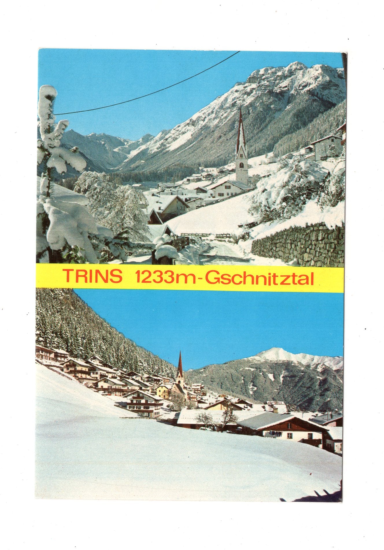 Ansichtskarte Trins / Gschnitztal / Österreich