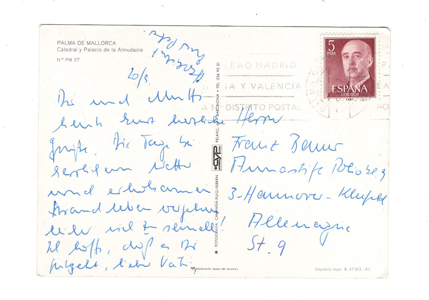 Ansichtskarte Mallorca / Palma de Mallorca / Catedral / Spanien