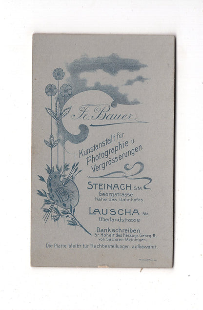 Fotografie Niedlicher kleiner Junge - Steinach / Lauscha 1900er / CDV M1-15