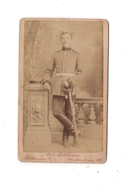 Fotografie Soldat - Mülhausen 1880er