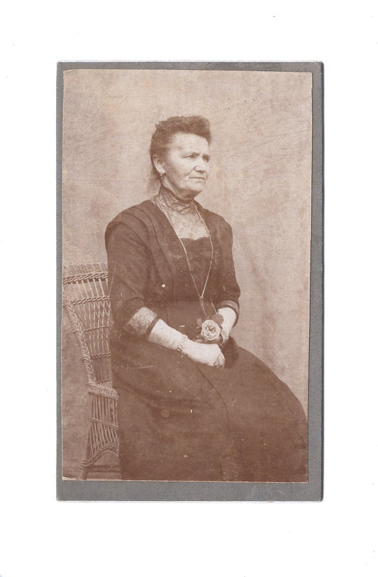 Fotografie Feine Dame - unbekannter Ort um 1910