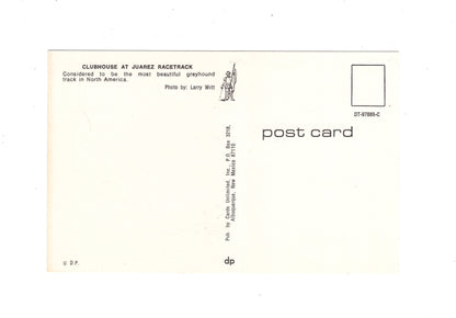 Ansichtskarte Juarez / Clubhouse at Juarez Racetrack / Mexiko