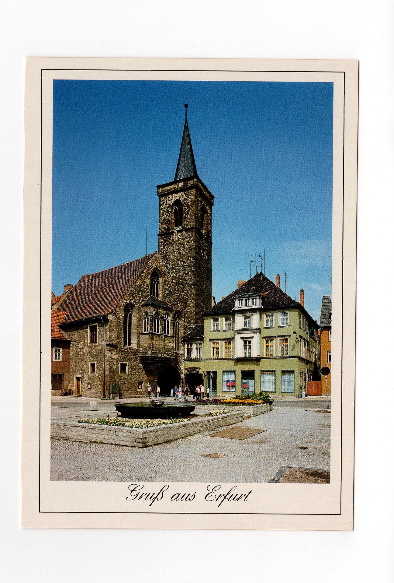 Ansichtskarte Erfurt / Ägidienkirche