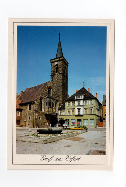 Ansichtskarte Erfurt / Ägidienkirche