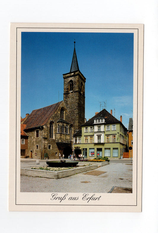 Ansichtskarte Erfurt / Ägidienkirche