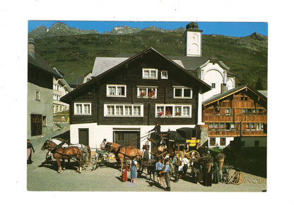 Ansichtskarte La posta del San Gottardo - Hospental / Schweiz