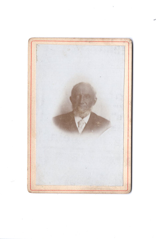 Fotografie Herrenportrait - unbekannter Ort 1890er